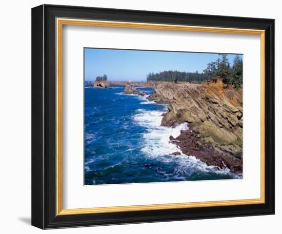 Shore Acres State Park, Oregon Coast, USA-Janis Miglavs-Framed Photographic Print