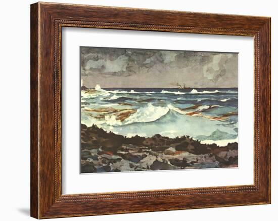 Shore and Surf, Nassau-Winslow Homer-Framed Collectable Print