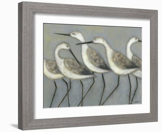 Shore Birds I-Norman Wyatt Jr^-Framed Art Print