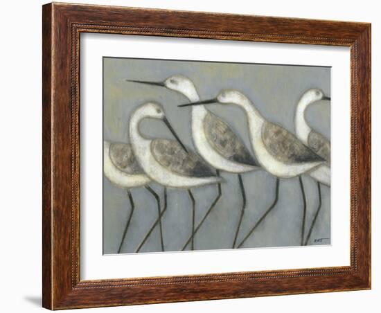 Shore Birds I-Norman Wyatt Jr^-Framed Art Print