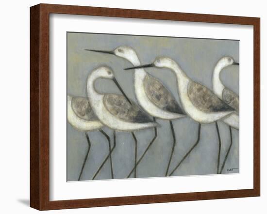 Shore Birds I-Norman Wyatt Jr^-Framed Art Print