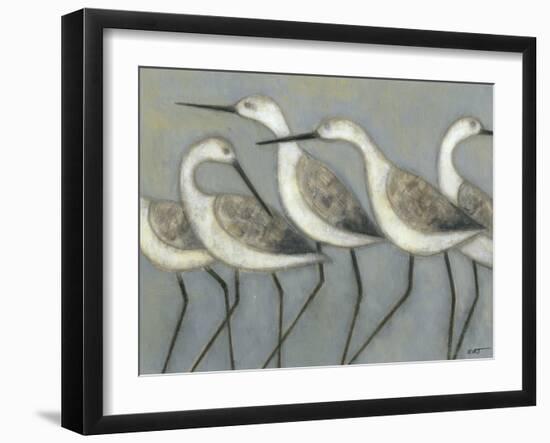 Shore Birds I-Norman Wyatt Jr^-Framed Art Print