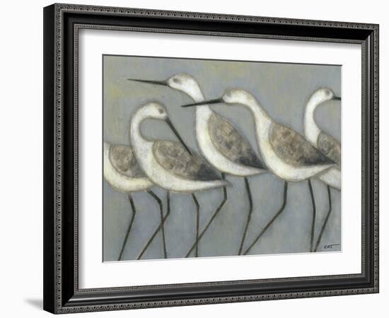 Shore Birds I-Norman Wyatt Jr^-Framed Art Print