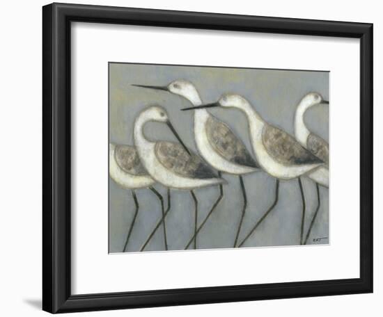 Shore Birds I-Norman Wyatt Jr^-Framed Art Print