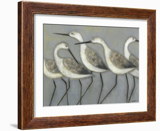 Shore Birds I-Norman Wyatt Jr.-Framed Art Print