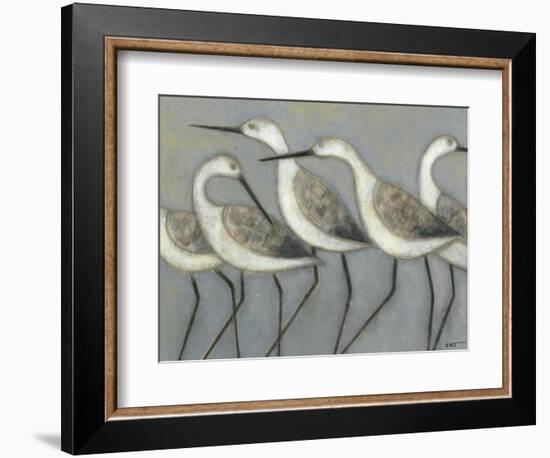 Shore Birds I-Norman Wyatt Jr.-Framed Art Print