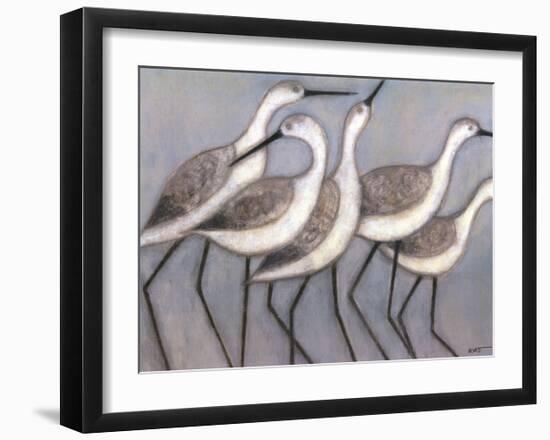 Shore Birds II-Norman Wyatt Jr^-Framed Art Print