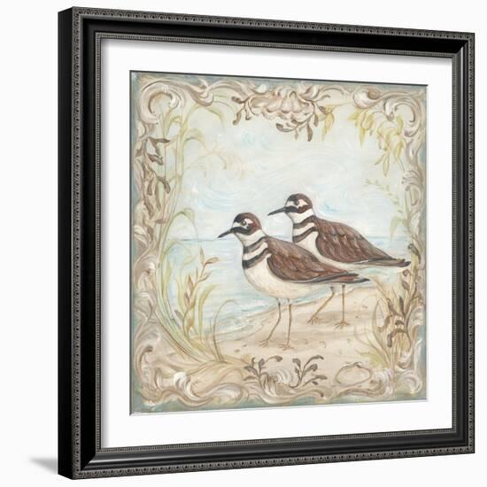 Shore Birds II-Kate McRostie-Framed Art Print