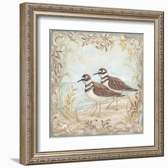 Shore Birds II-Kate McRostie-Framed Art Print