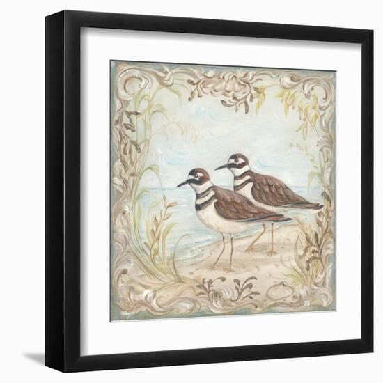 Shore Birds II-Kate McRostie-Framed Art Print