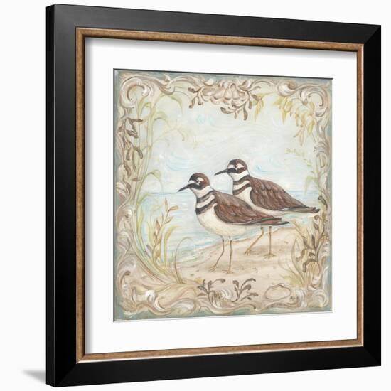 Shore Birds II-Kate McRostie-Framed Art Print