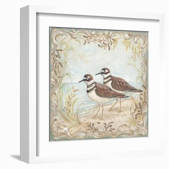 Shore Birds II-Kate McRostie-Framed Art Print