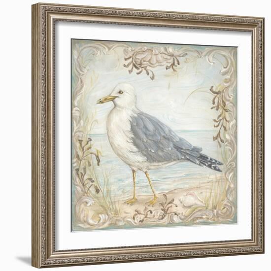 Shore Birds IV-Kate McRostie-Framed Art Print