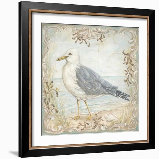 Shore Birds IV-Kate McRostie-Framed Art Print