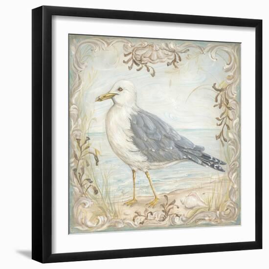 Shore Birds IV-Kate McRostie-Framed Art Print