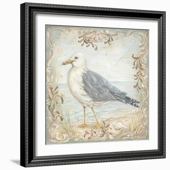 Shore Birds IV-Kate McRostie-Framed Art Print