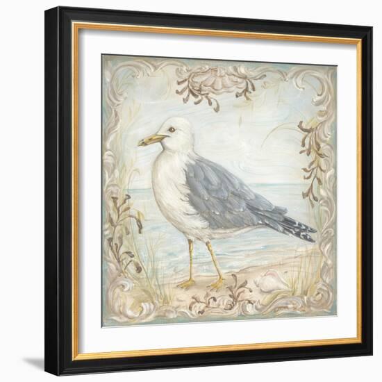 Shore Birds IV-Kate McRostie-Framed Art Print