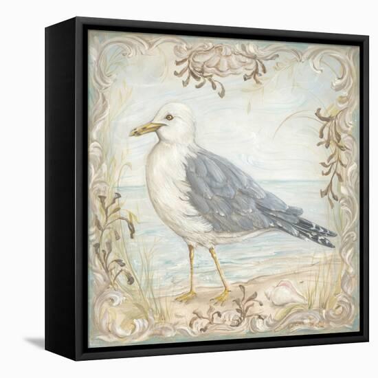 Shore Birds IV-Kate McRostie-Framed Stretched Canvas