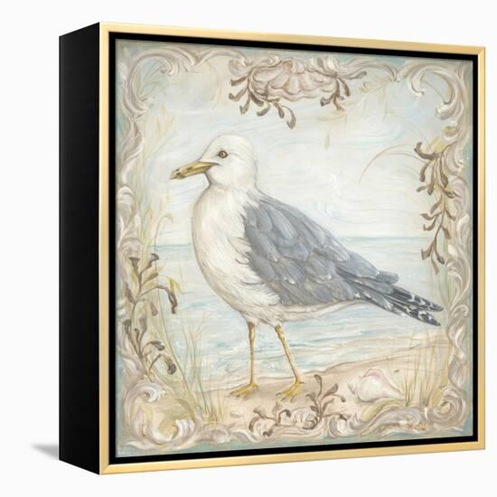 Shore Birds IV-Kate McRostie-Framed Stretched Canvas