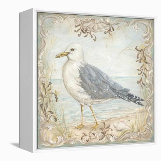 Shore Birds IV-Kate McRostie-Framed Stretched Canvas