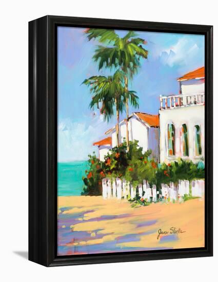 Shore House-Jane Slivka-Framed Stretched Canvas