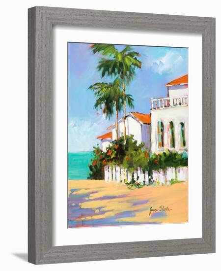 Shore House-Jane Slivka-Framed Art Print