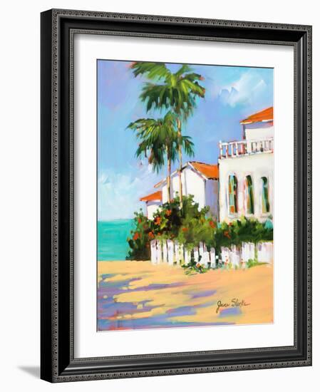 Shore House-Jane Slivka-Framed Art Print