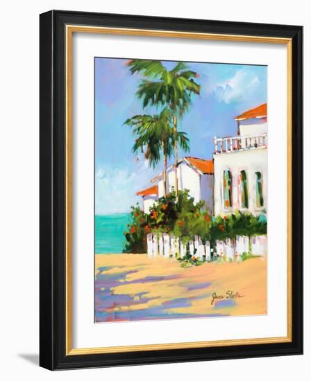 Shore House-Jane Slivka-Framed Art Print