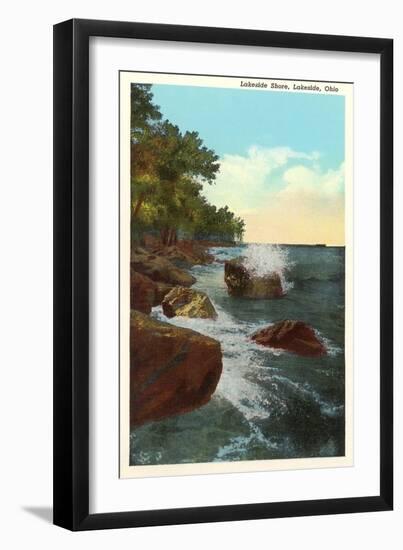 Shore, Lakeside, Ohio-null-Framed Art Print