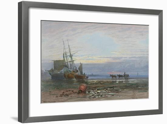 Shore Scene - Sunset-J. MacPherson-Framed Giclee Print