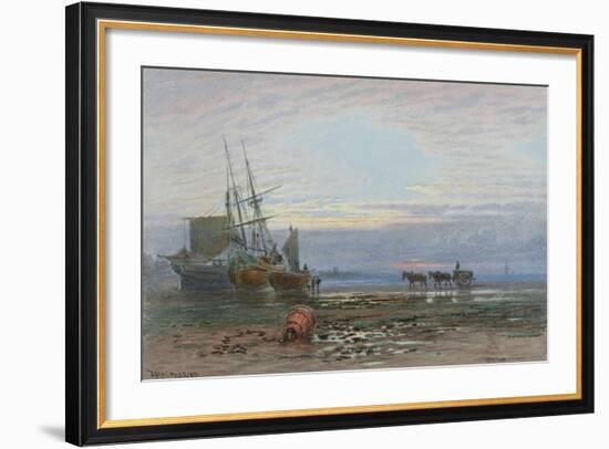 Shore Scene - Sunset-J. MacPherson-Framed Giclee Print