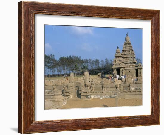 Shore Temple at Mahabalipuram, Unesco World Heritage Site, Chennai, Tamil Nadu, India-Occidor Ltd-Framed Photographic Print