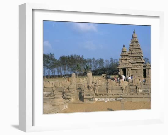 Shore Temple at Mahabalipuram, Unesco World Heritage Site, Chennai, Tamil Nadu, India-Occidor Ltd-Framed Photographic Print