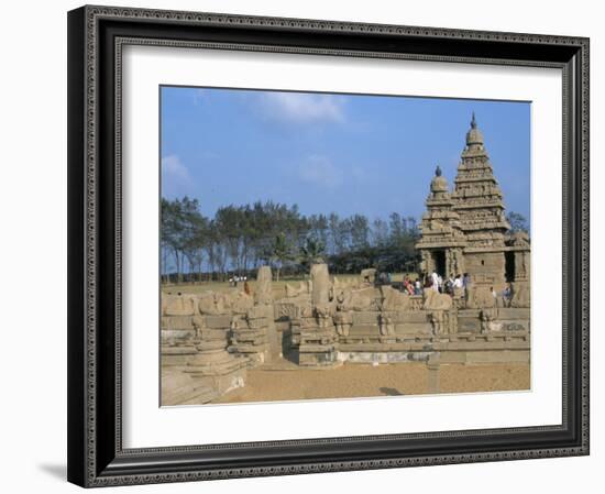 Shore Temple at Mahabalipuram, Unesco World Heritage Site, Chennai, Tamil Nadu, India-Occidor Ltd-Framed Photographic Print