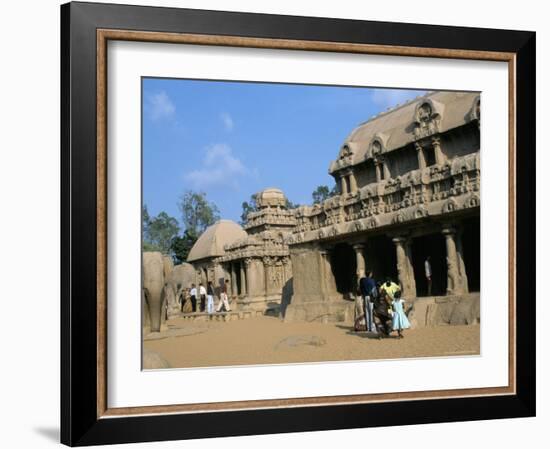 Shore Temple, Mahabalipuram, Unesco World Heritage Site, Chennai, Tamil Nadu, India-Occidor Ltd-Framed Photographic Print