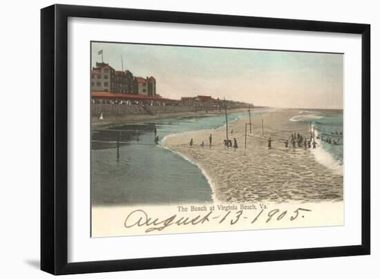 Shore, Virginia Beach, Virginia-null-Framed Art Print