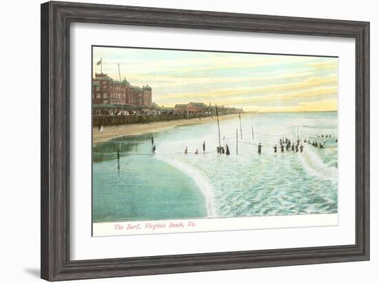 Shore, Virginia Beach, Virginia--Framed Art Print