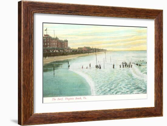 Shore, Virginia Beach, Virginia-null-Framed Art Print