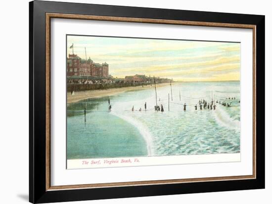 Shore, Virginia Beach, Virginia-null-Framed Art Print