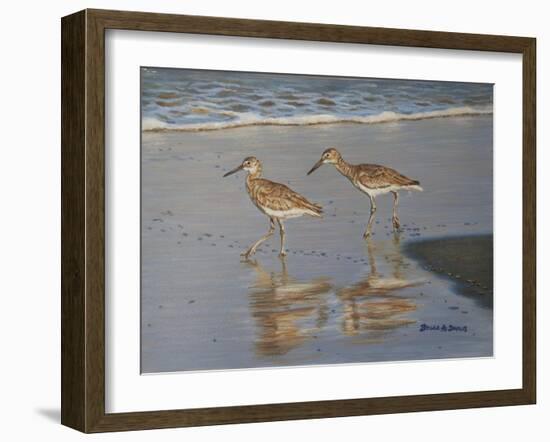 Shore Walkers-Bruce Dumas-Framed Giclee Print