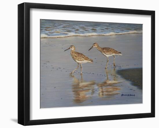 Shore Walkers-Bruce Dumas-Framed Giclee Print