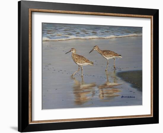 Shore Walkers-Bruce Dumas-Framed Giclee Print