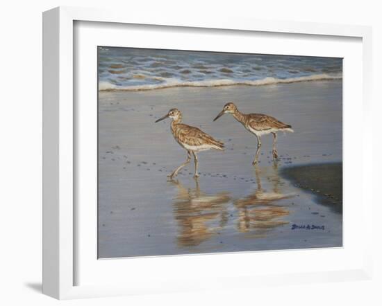 Shore Walkers-Bruce Dumas-Framed Giclee Print