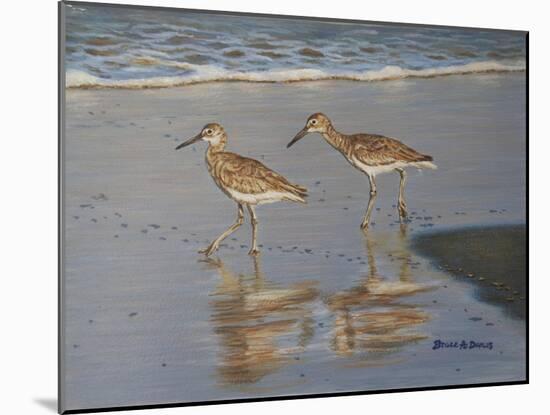 Shore Walkers-Bruce Dumas-Mounted Giclee Print