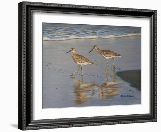 Shore Walkers-Bruce Dumas-Framed Giclee Print