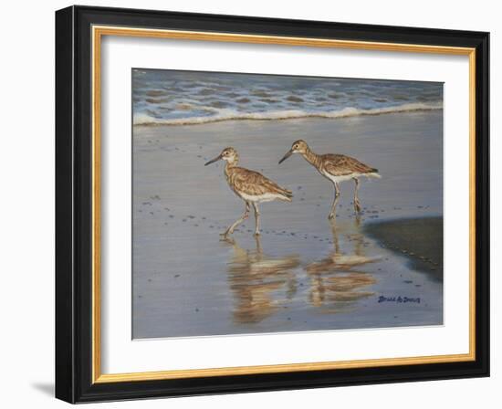 Shore Walkers-Bruce Dumas-Framed Giclee Print