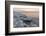 Shore with salt crystalized formation at dusk, The Dead Sea, Jordan, Middle East-Francesco Fanti-Framed Photographic Print