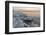 Shore with salt crystalized formation at dusk, The Dead Sea, Jordan, Middle East-Francesco Fanti-Framed Photographic Print