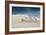 Shorebirds on Sand I Blue-Danhui Nai-Framed Art Print