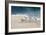 Shorebirds on Sand I Blue-Danhui Nai-Framed Art Print